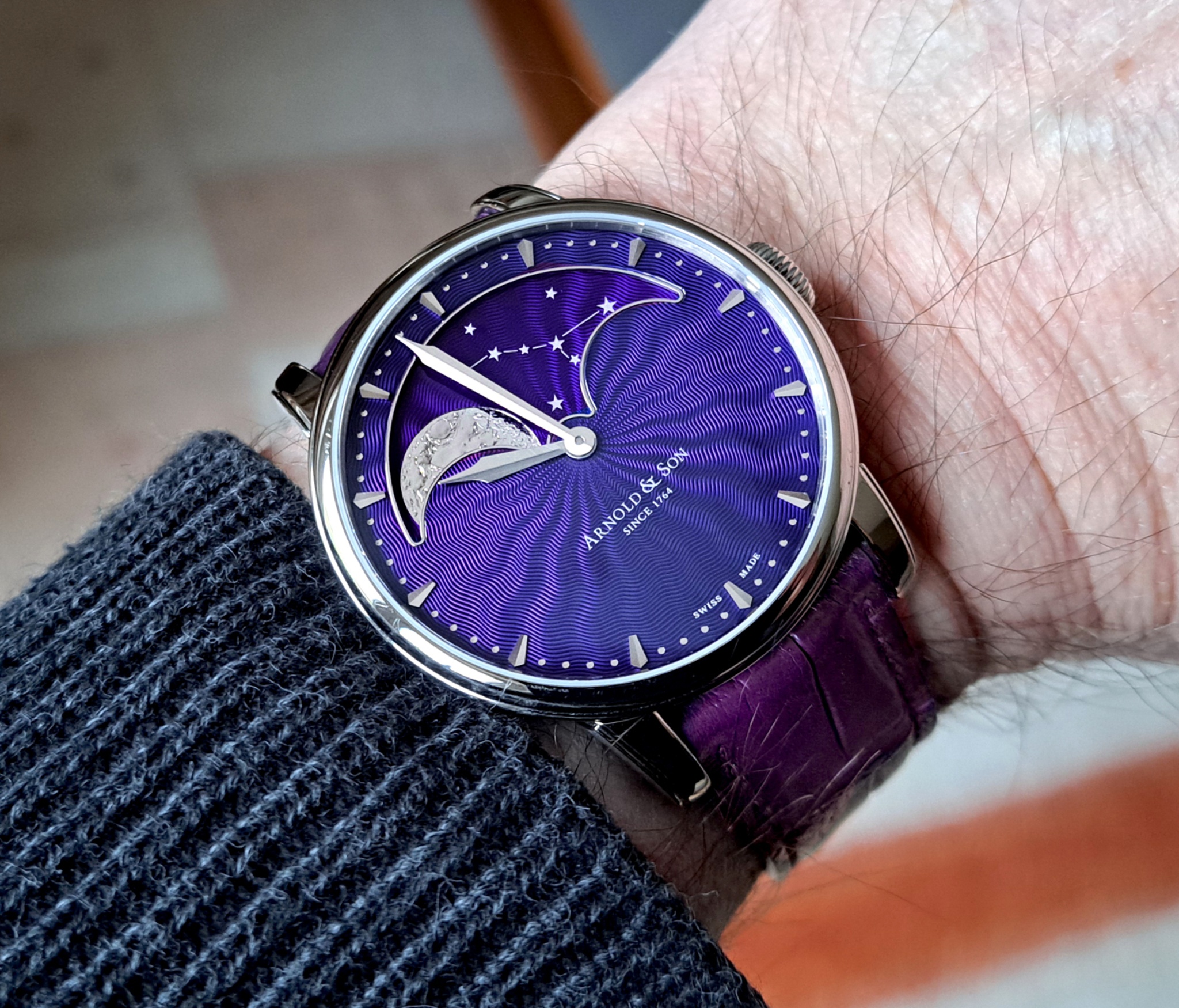 Watch by AHCI and independent haute horlogerie, Arnold & Son