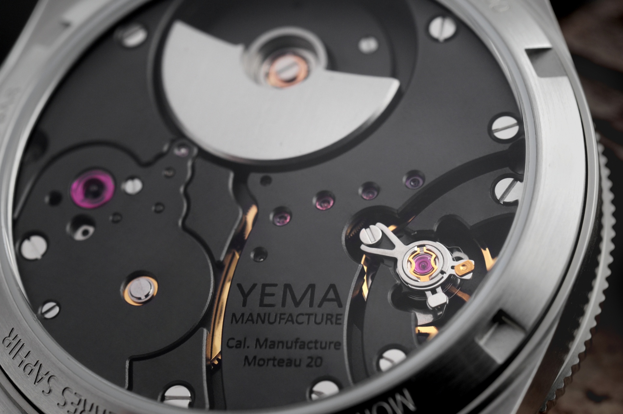Watch by AHCI and independent haute horlogerie, Yema