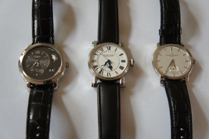 With my other watches