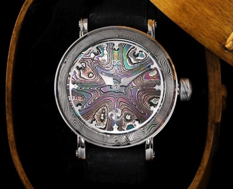 Gos Winter Nights - white gold & colored dial