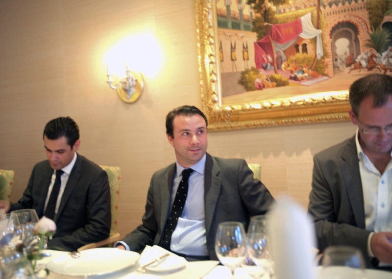 Dinner with our host Gaetan