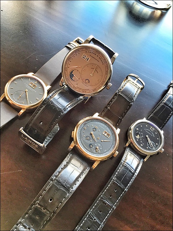 Saxonia Anthracite, Lange 1 Tourbillon Perpetual Platinum, Lange 1 Timezone Anthracite, Lange 1815 Platinum Moonphase Emil