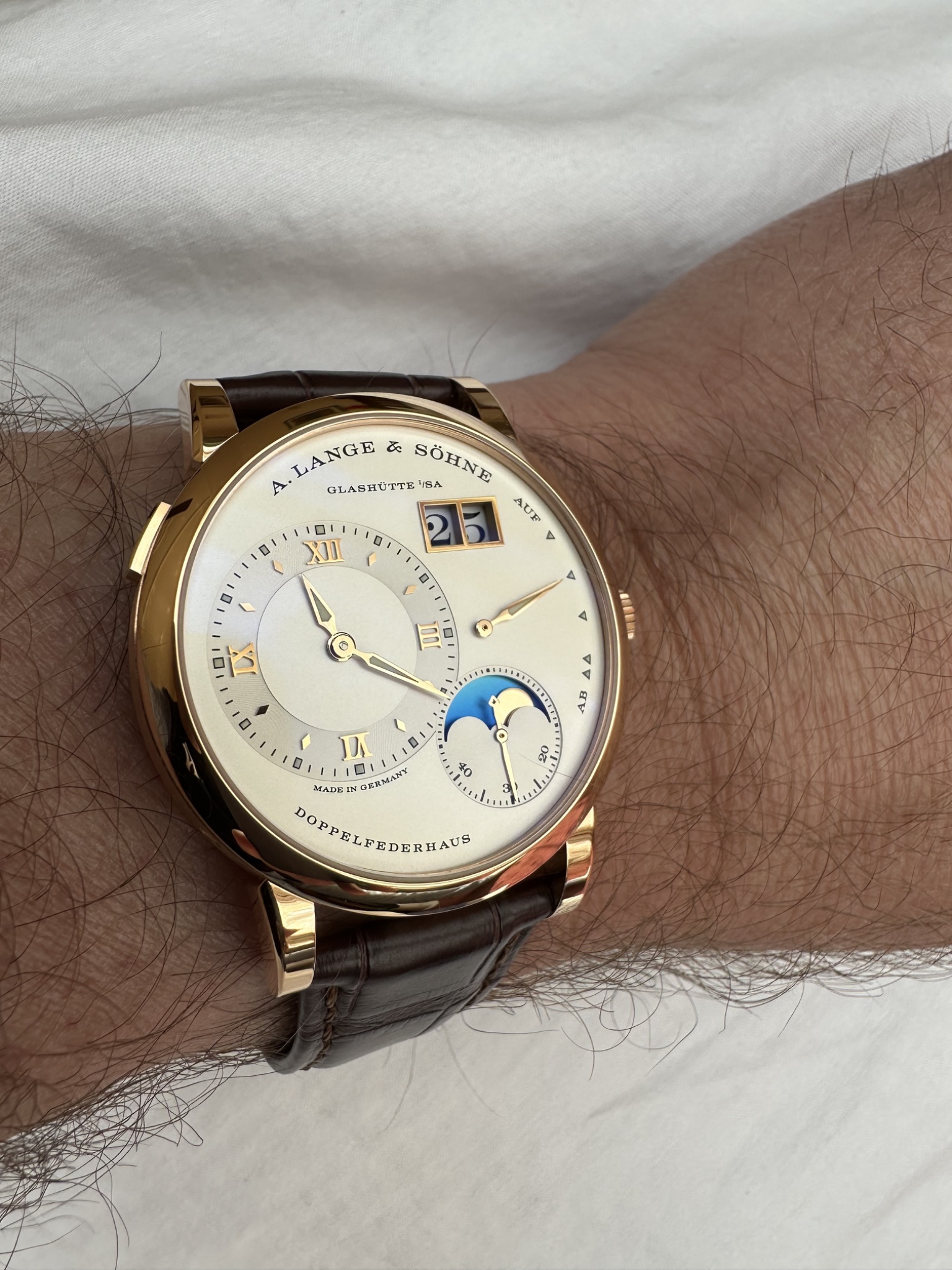 Watch by A.Lange & Söhne, A. Lange and Söhne, Lange 1, Lange 1 Moonphase, 192.032