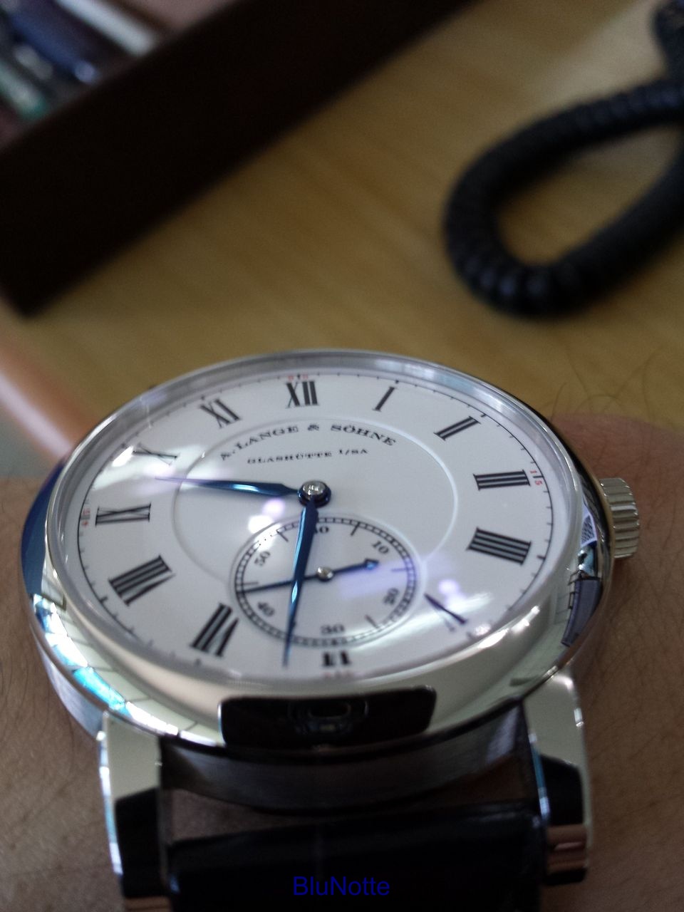 Hard to capture the enamel dial in all it's Glory