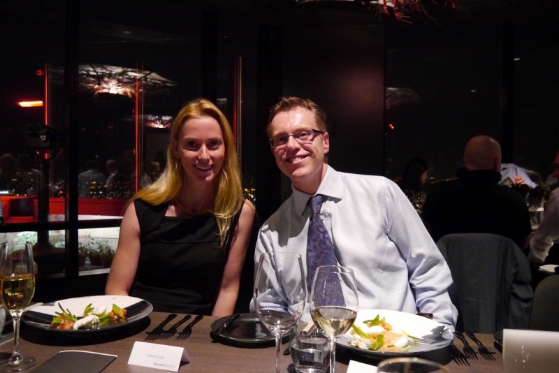 Joanna with our HoMe moderator Andrew 