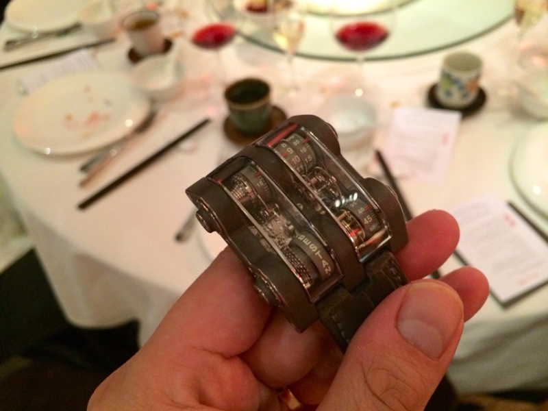 Wow! Horogasm brought this beast along ! Non Lange alien watch ! <img src=