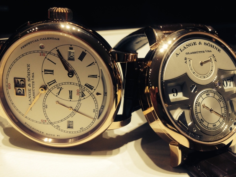 The most talked about watch of the Lange novelties, paired with a Striking Time.