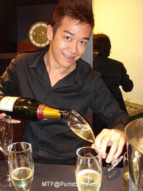 Champagne, of course, for the patricians