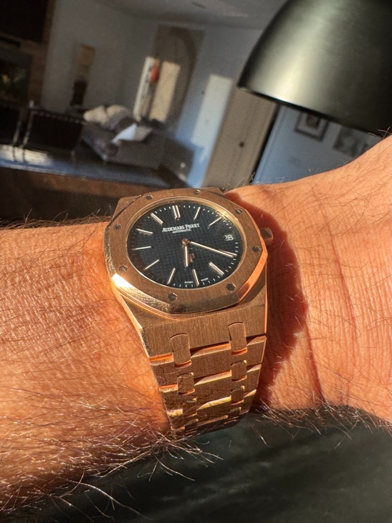 Watch by Audemars Piguet, Royal Oak, Royal Oak Jumbo, 15202, 15202OR, Royal Oak Jumbo Extra-Thin