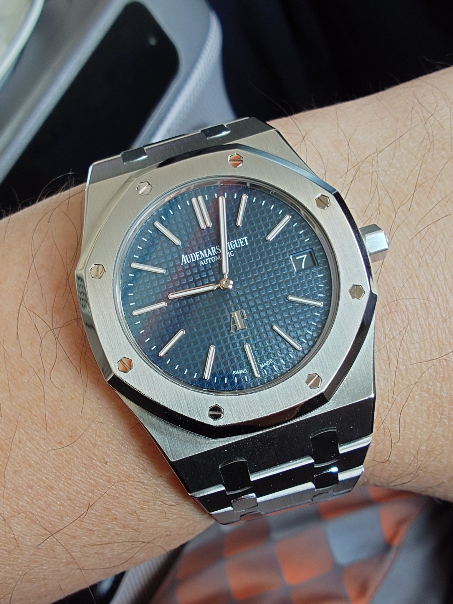 Watch by Audemars Piguet, Royal Oak, Royal Oak Jumbo, 15202, 15202BA