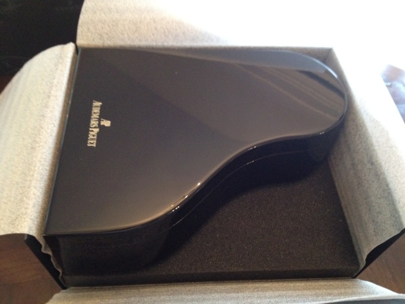 Piano case inside box