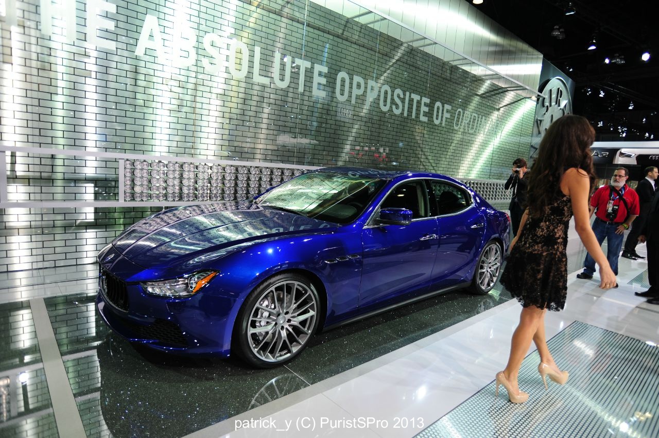 Maserati and BMW's signature colors are blue