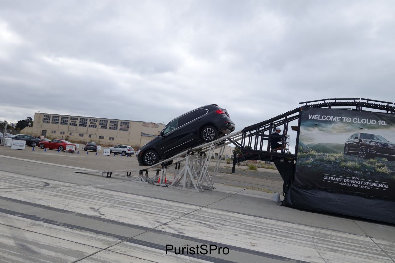 Tumbling down the hill.