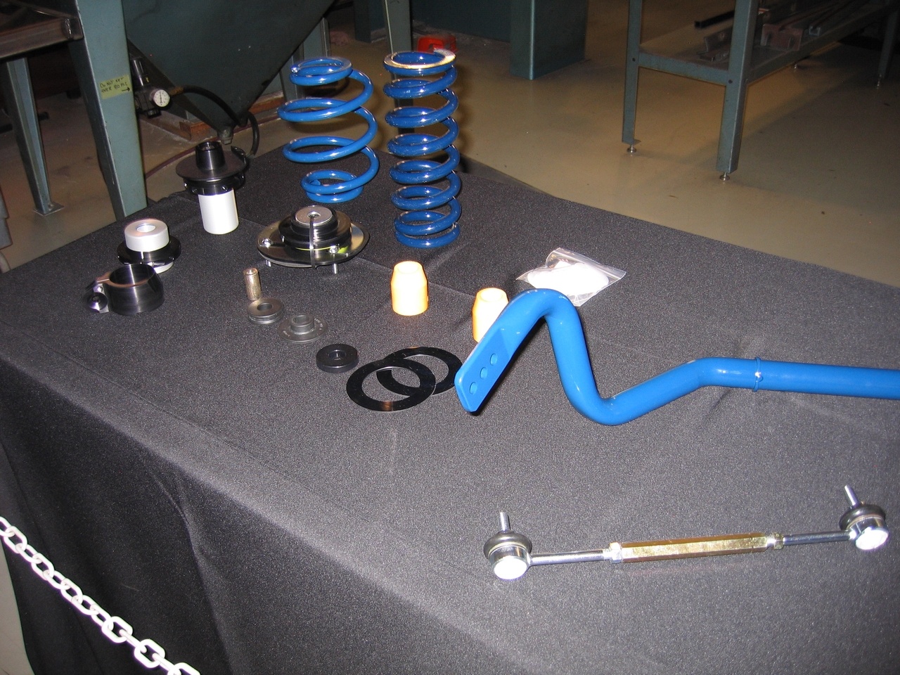 Suspension parts.
