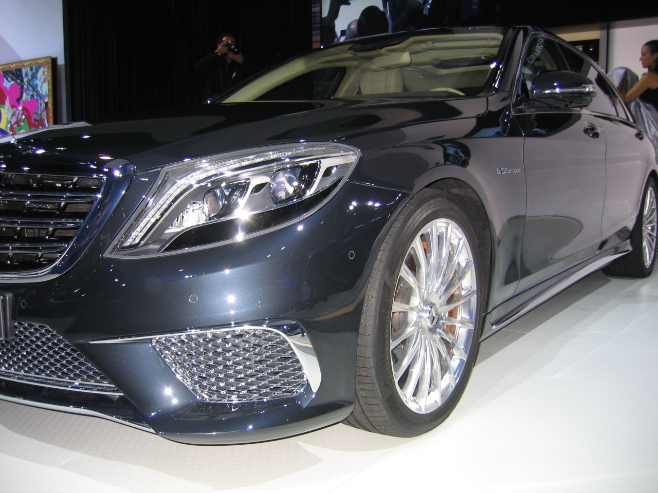 This is the S65 AMG. Notice a lot of chrome trim. And it now has a 7-Speed Transmission