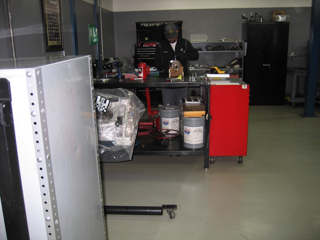 A craftsman at work.