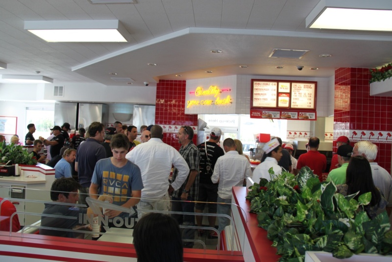 Getting a quick bite to eat