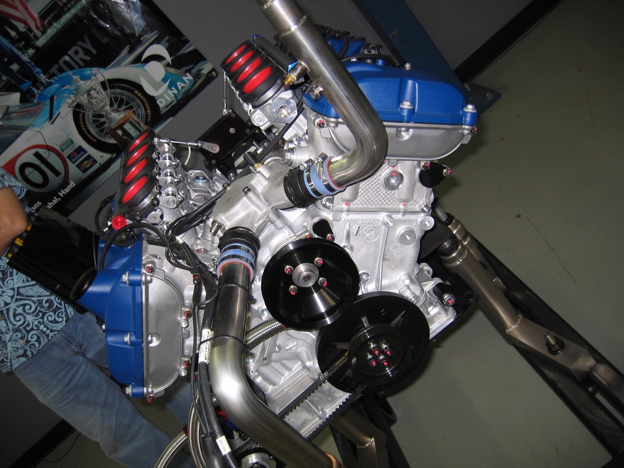 This is a DINAN racing engine. 
