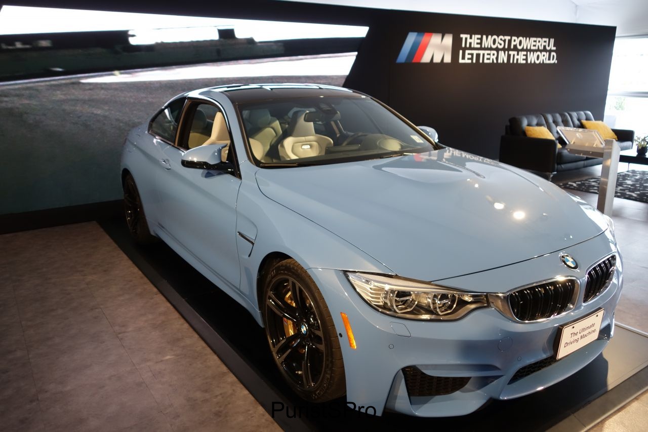 Cool Color, this is the latest BMW M4... Drool...