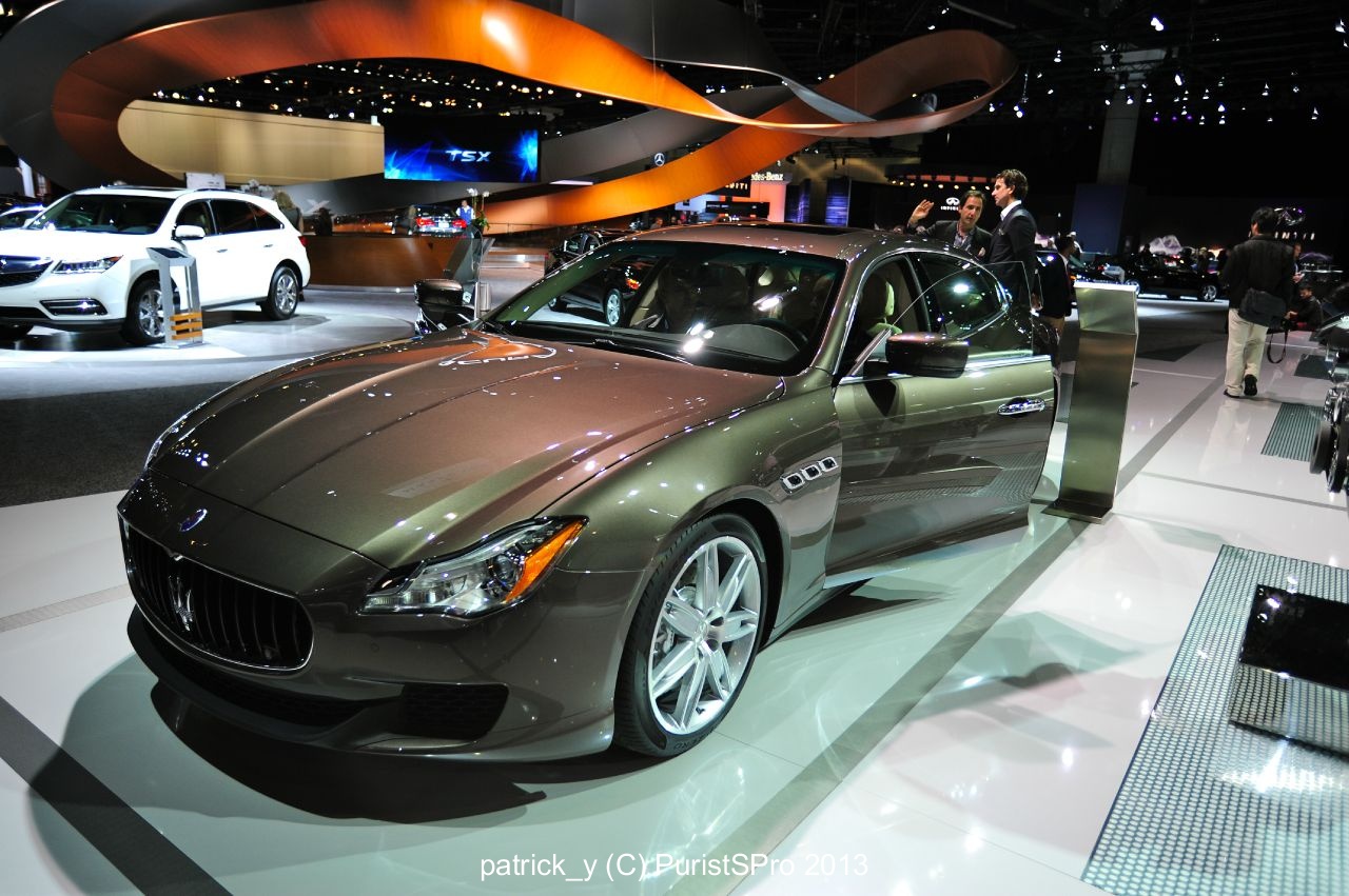 A brown Quattroporte