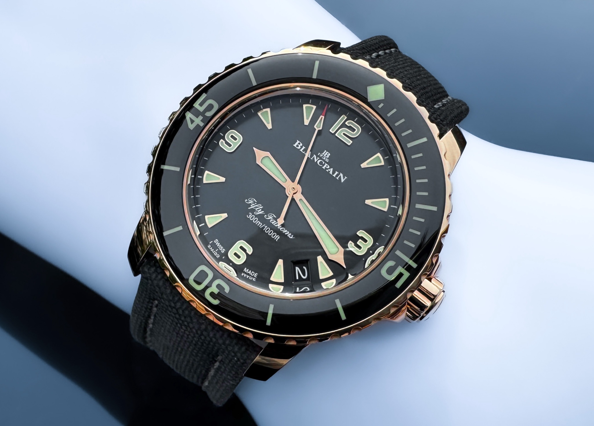 Watch by Blancpain, Fifty Fathoms, 5015