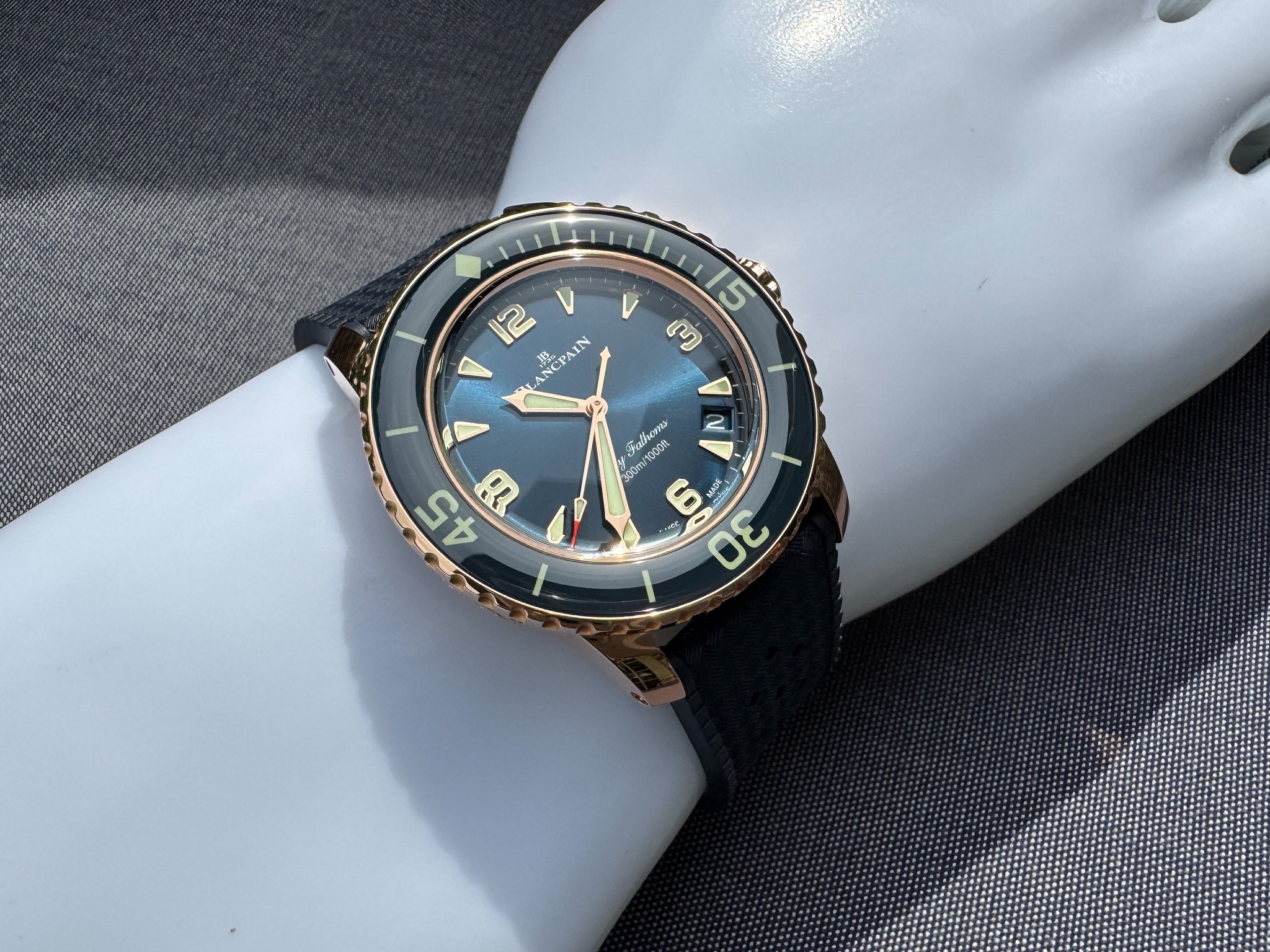 Watch by Blancpain, Fifty Fathoms, 5015
