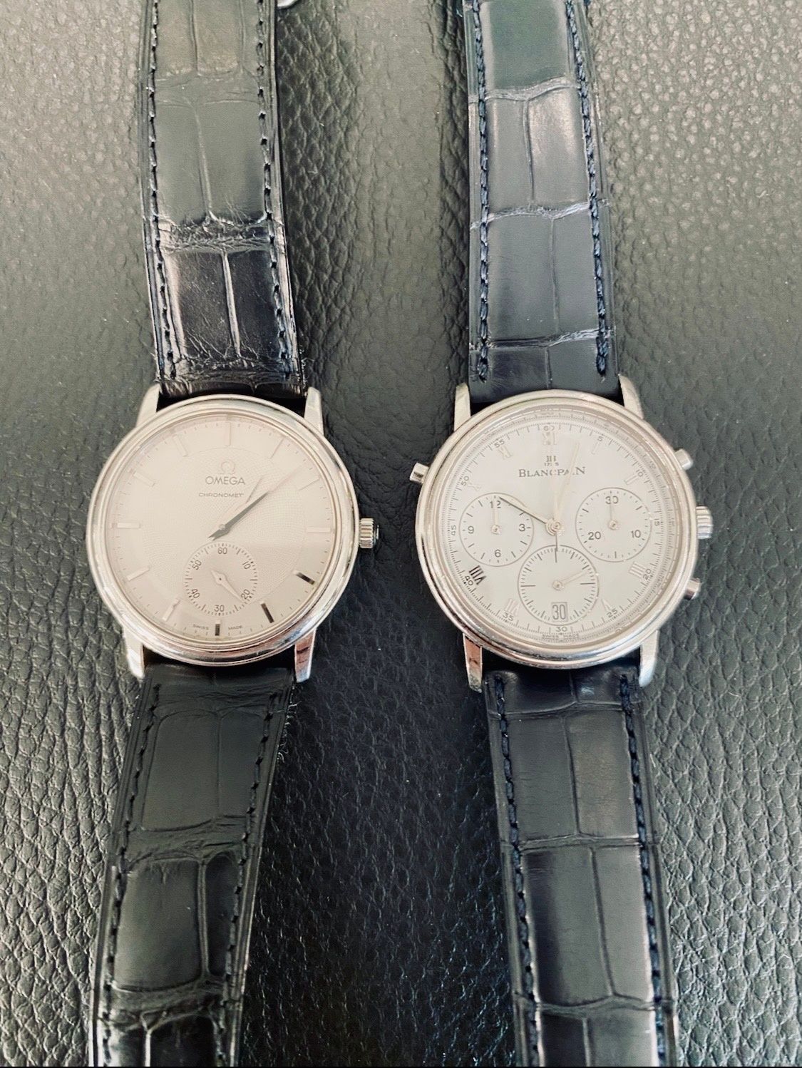 Watch by Blancpain, Omega, De Vile, De Ville Prestige, Villeret, Villeret Split Seconds Chronograph - 34mm