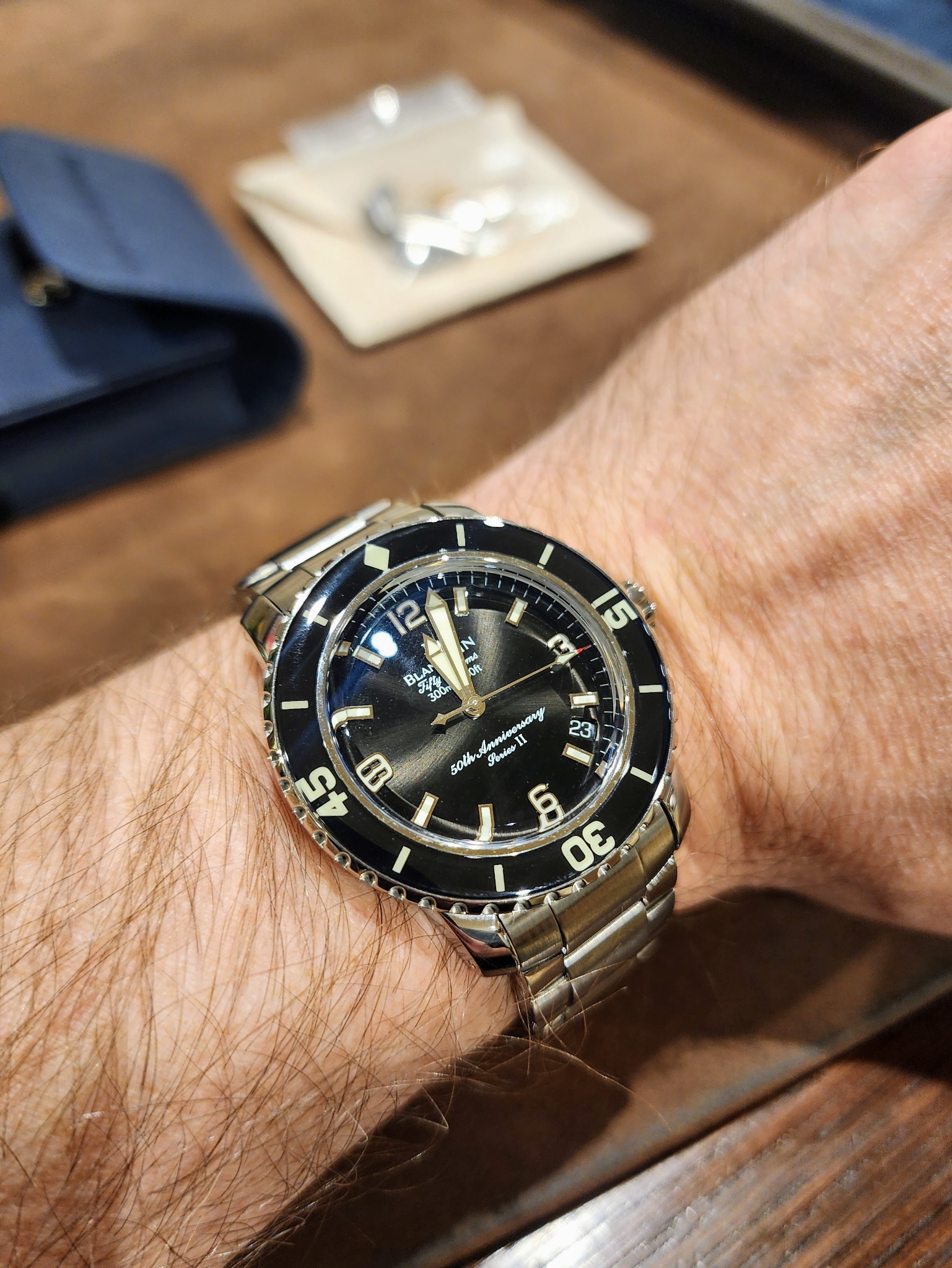Watch by Blancpain, Fifty Fathoms