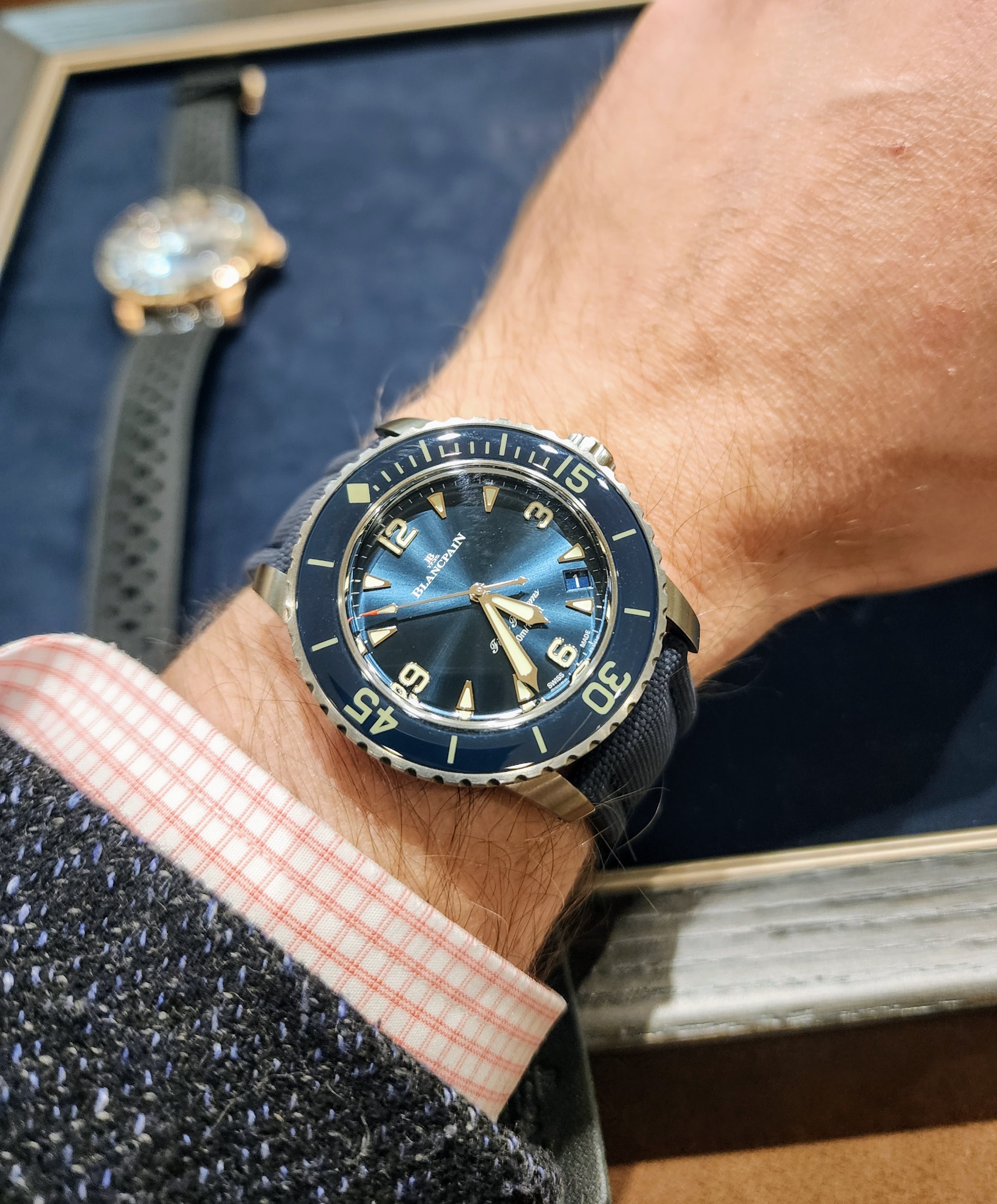 Watch by Blancpain, Fifty Fathoms