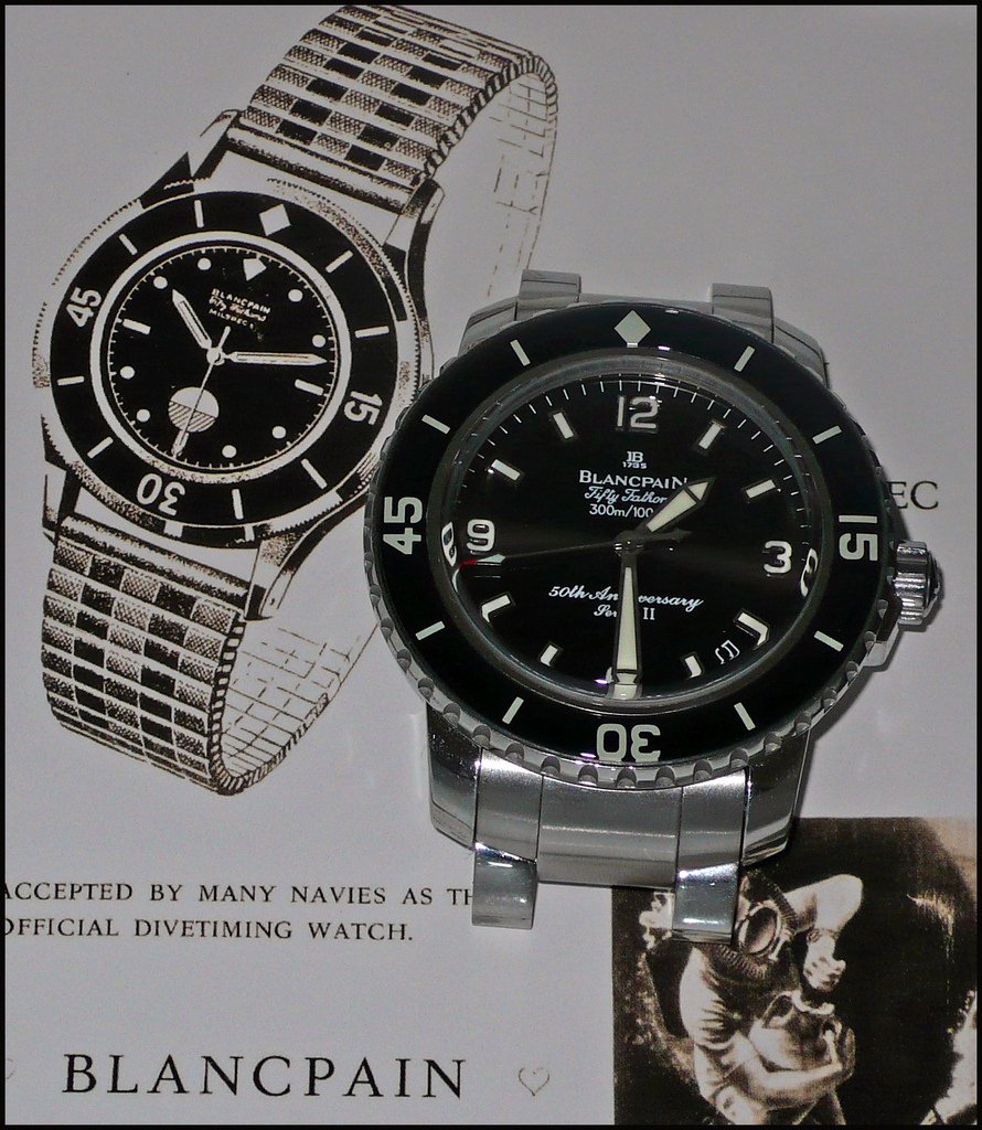 Review of a rare bird, the Blancpain Fifty Fathoms 50th Anniversary