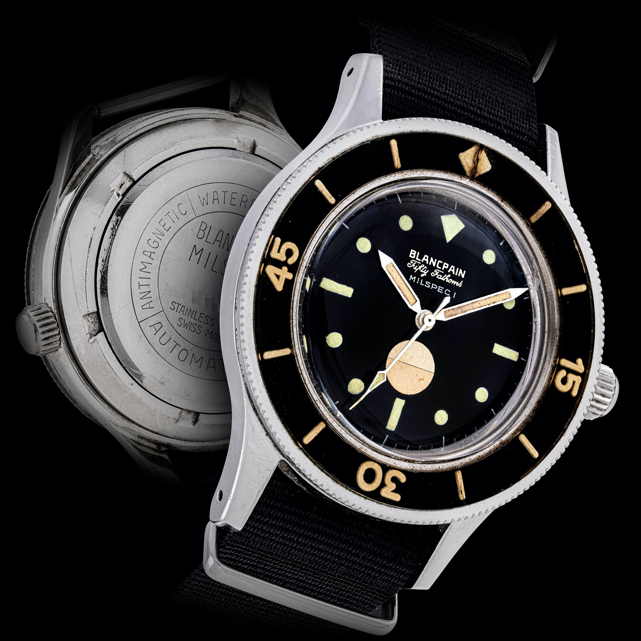 Watch by Blancpain, Fifty Fathoms, Milspec, Mil Spec 1