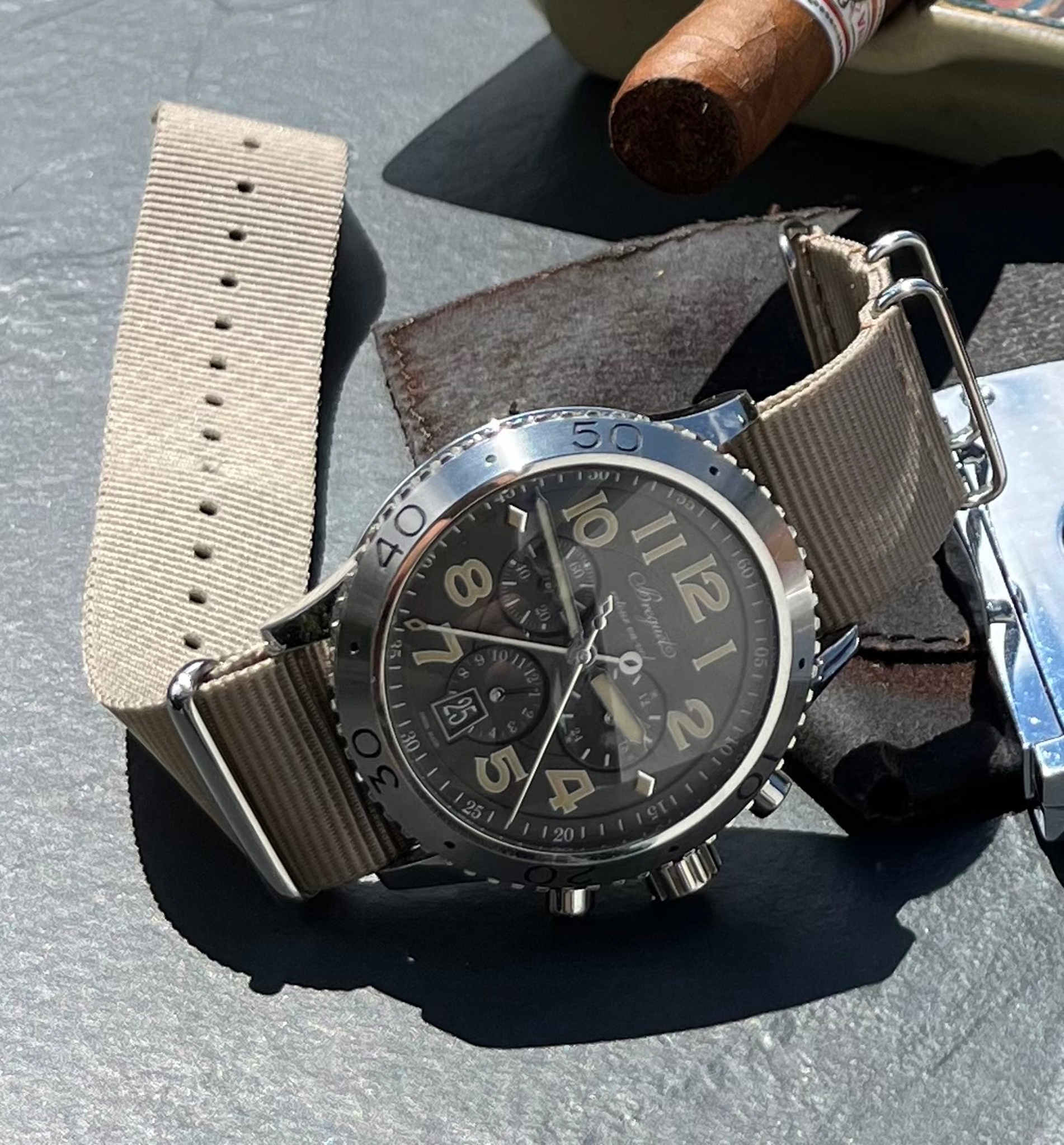 Watch by Breguet, Transatlantique, Transatlantique Type XXI Flyback - Steel