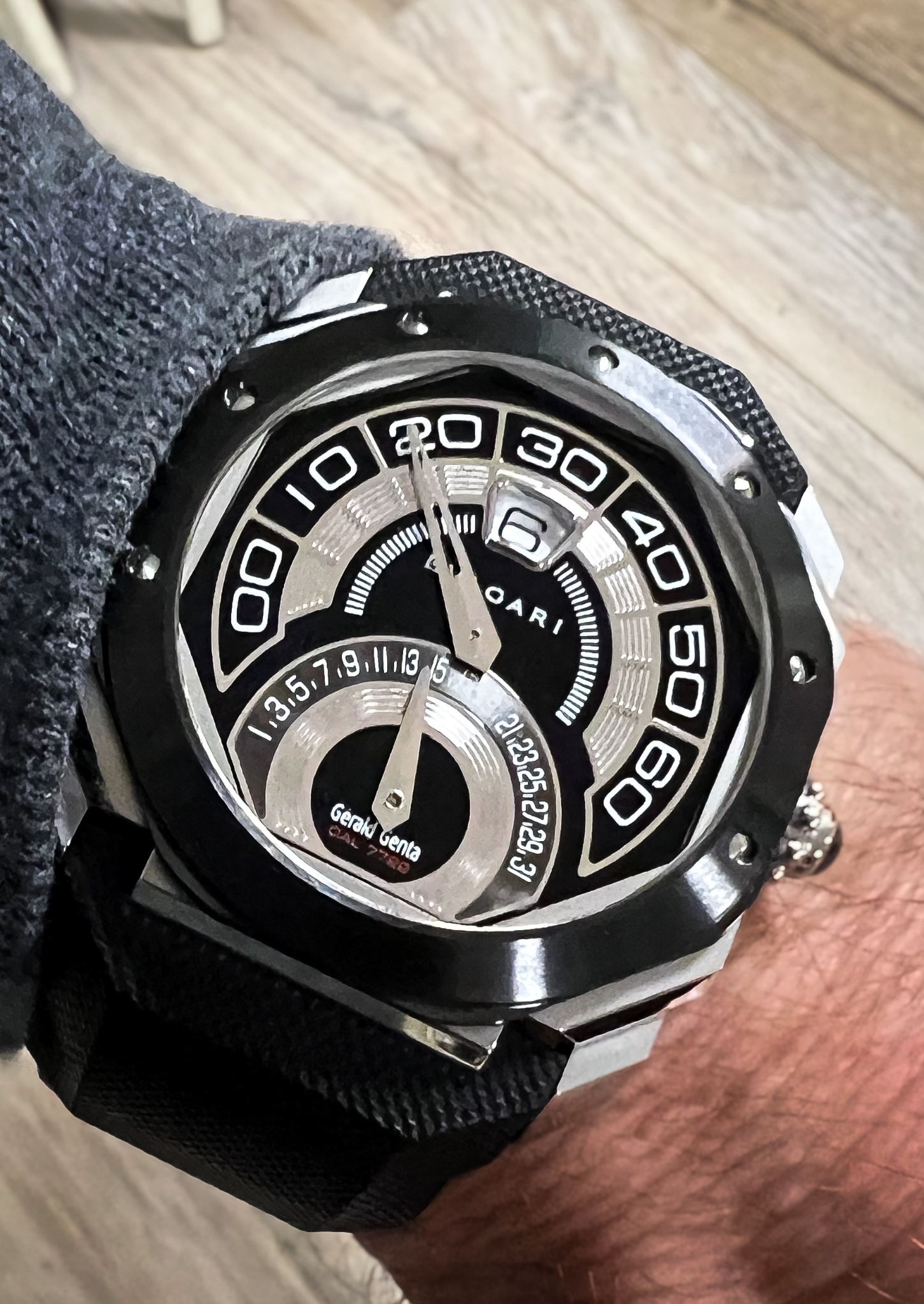 Watch by Bulgari, Arena Bi-Retrograde, Gerald Genta, Octo