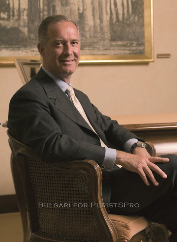 Mr. Francesco Trapani, CEO of the Bulgari Group