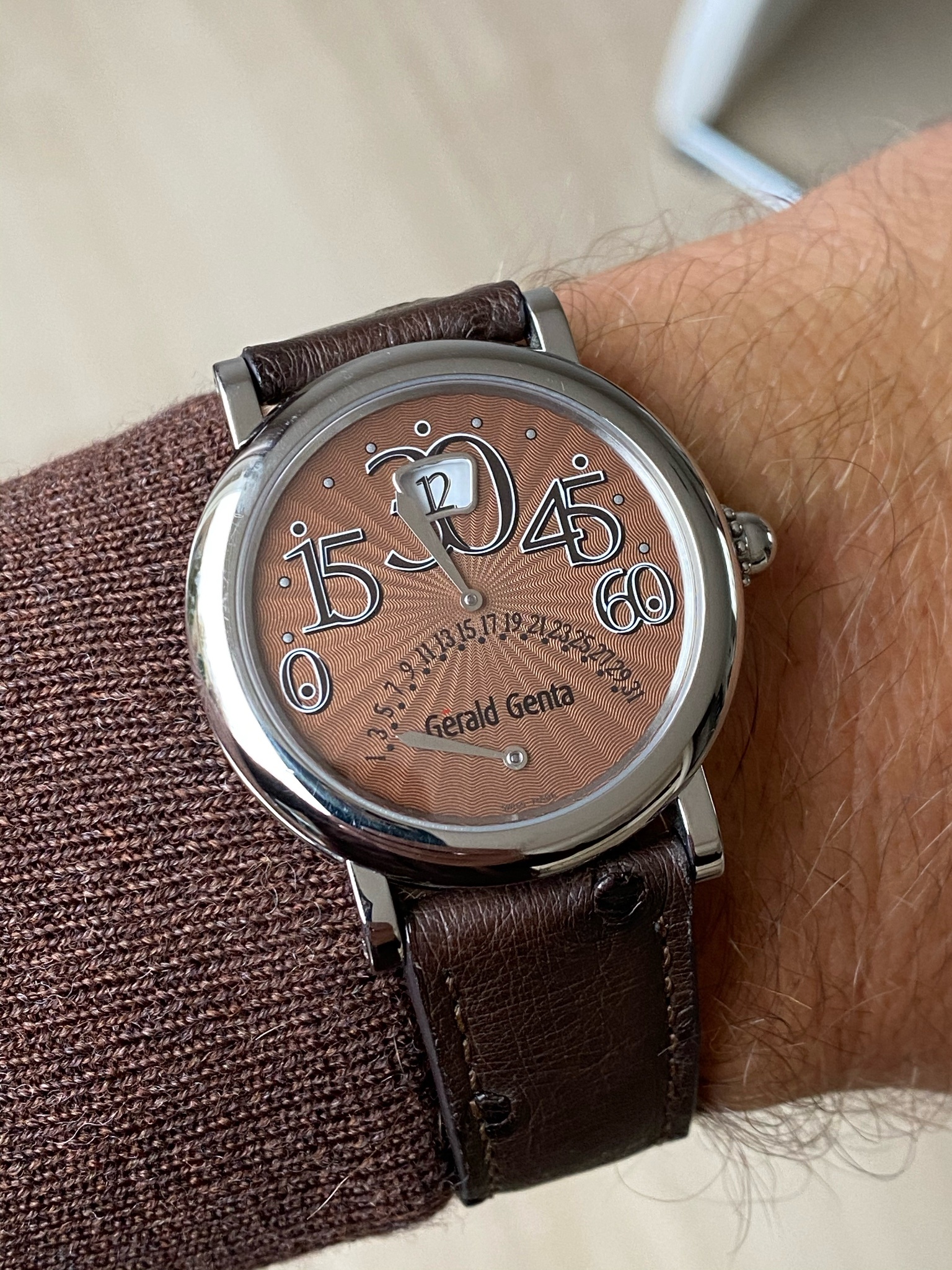 Watch by Bulgari, Gerald Genta, Arena Bi-Retrograde