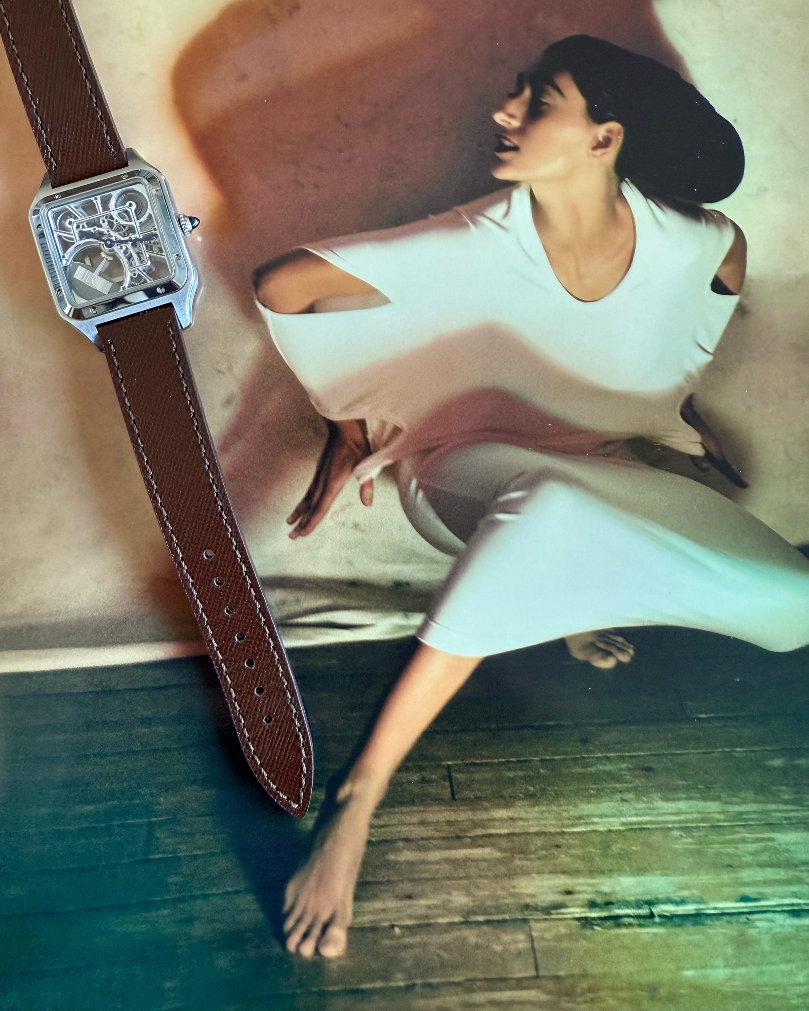 Watch by Cartier, Santos, Santos Dumont Skeleton