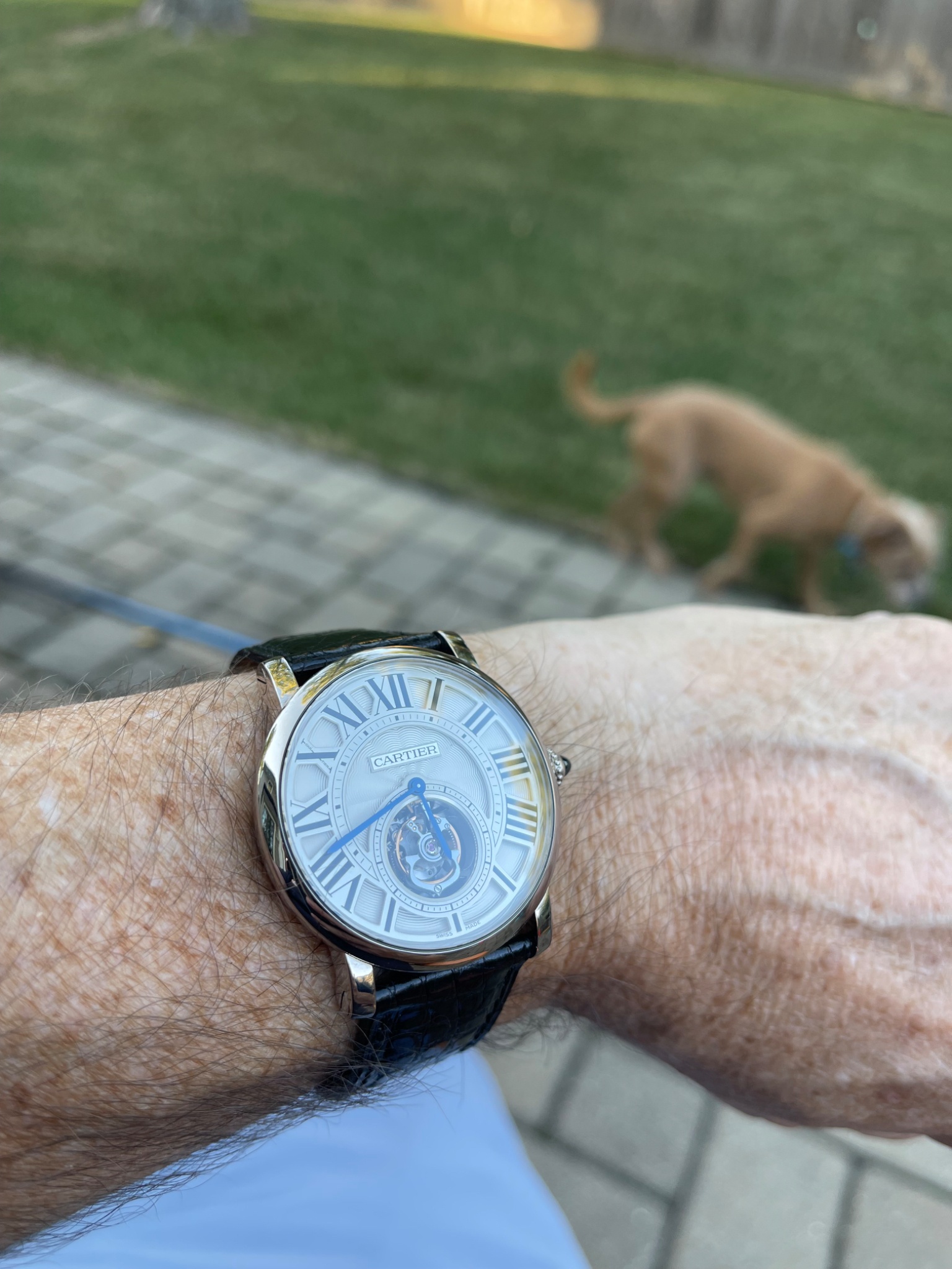 Watch by Cartier, Rotonde, W1556216, Rotonde Flying Tourbillon
