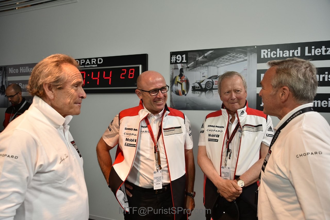 Jacky Ickx, Director, Wolfgang Porsche, K-F Scheufele
