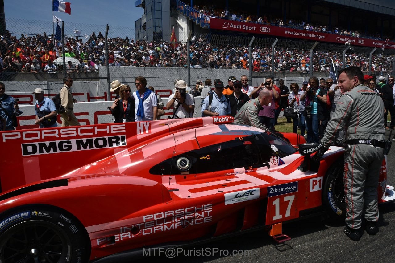 Porsche 919 Hybrid Car No. 17 on Grid
