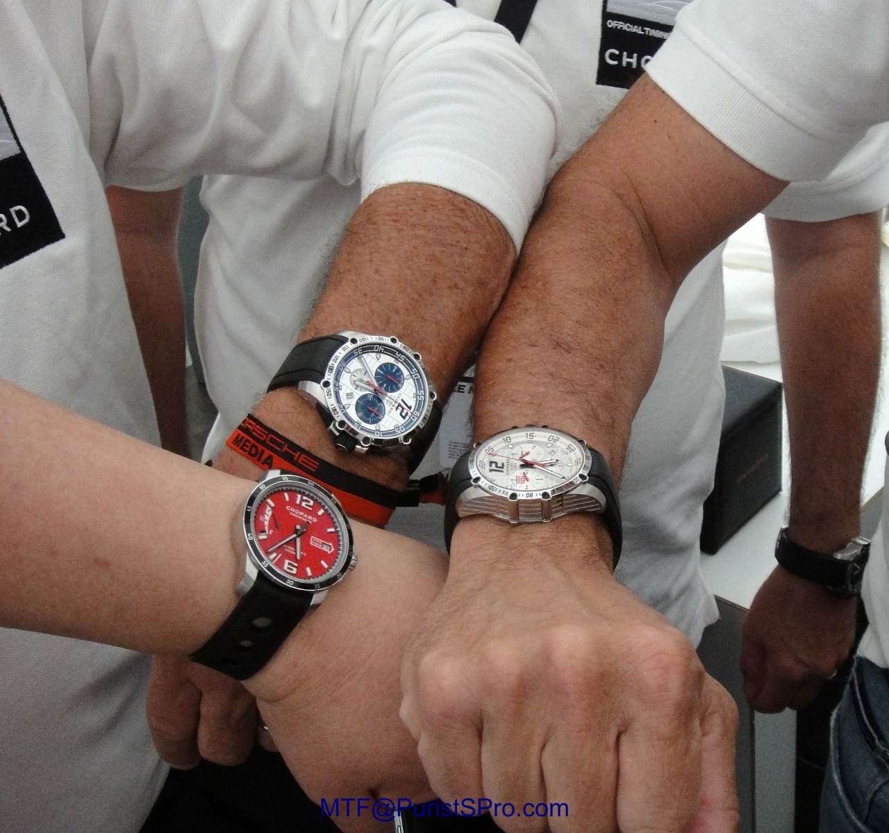 Chopard Superfast Chrono Porsche 919 and Porsche 919 Jacky Ickx Editions with Chopard Mille Miglia 2015 race Edition