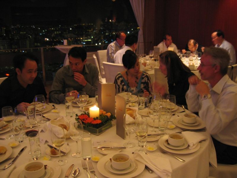 discussion at dinner table