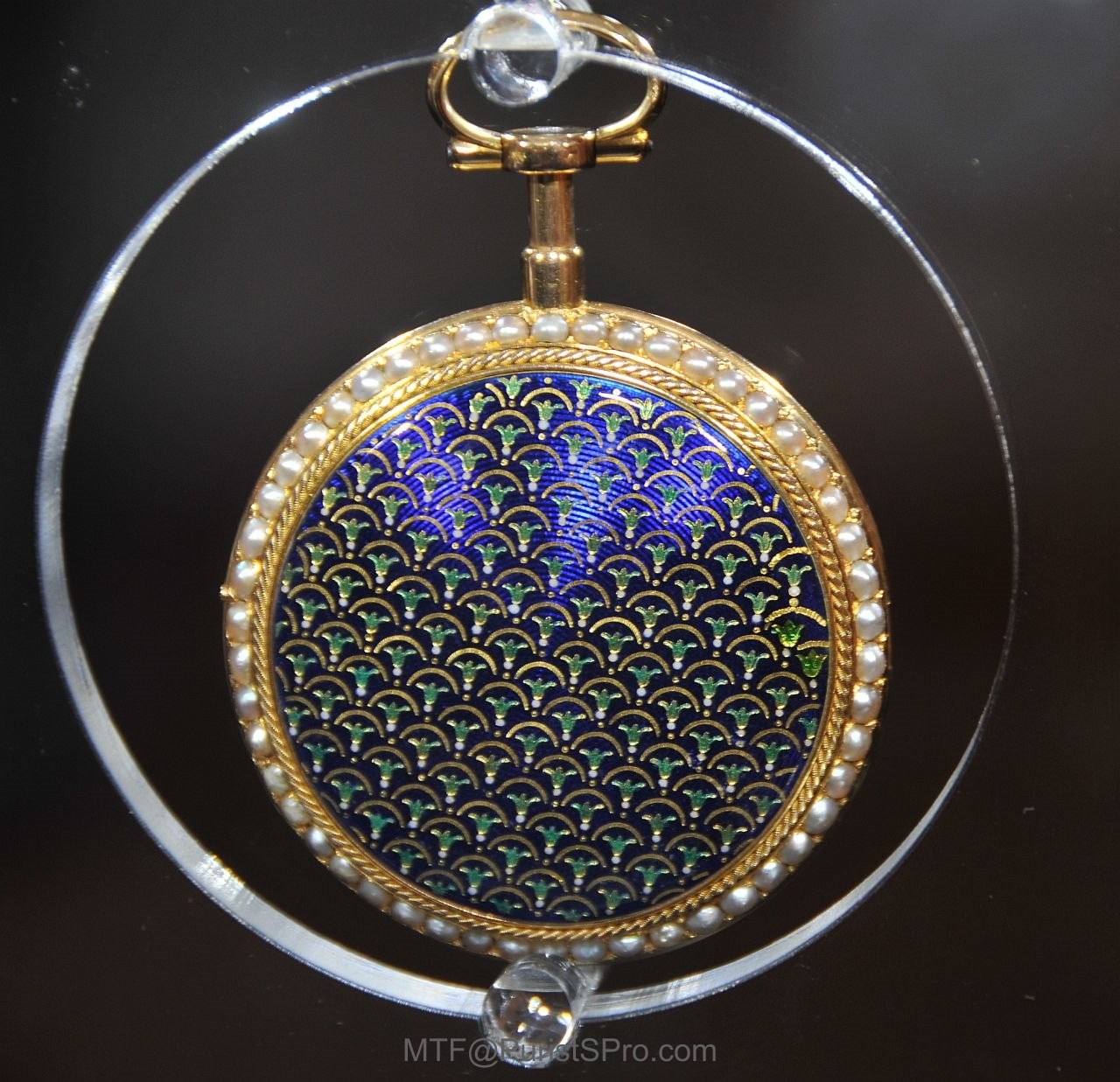 Enamelled Golden Pocket-Watch by F. Berthoud