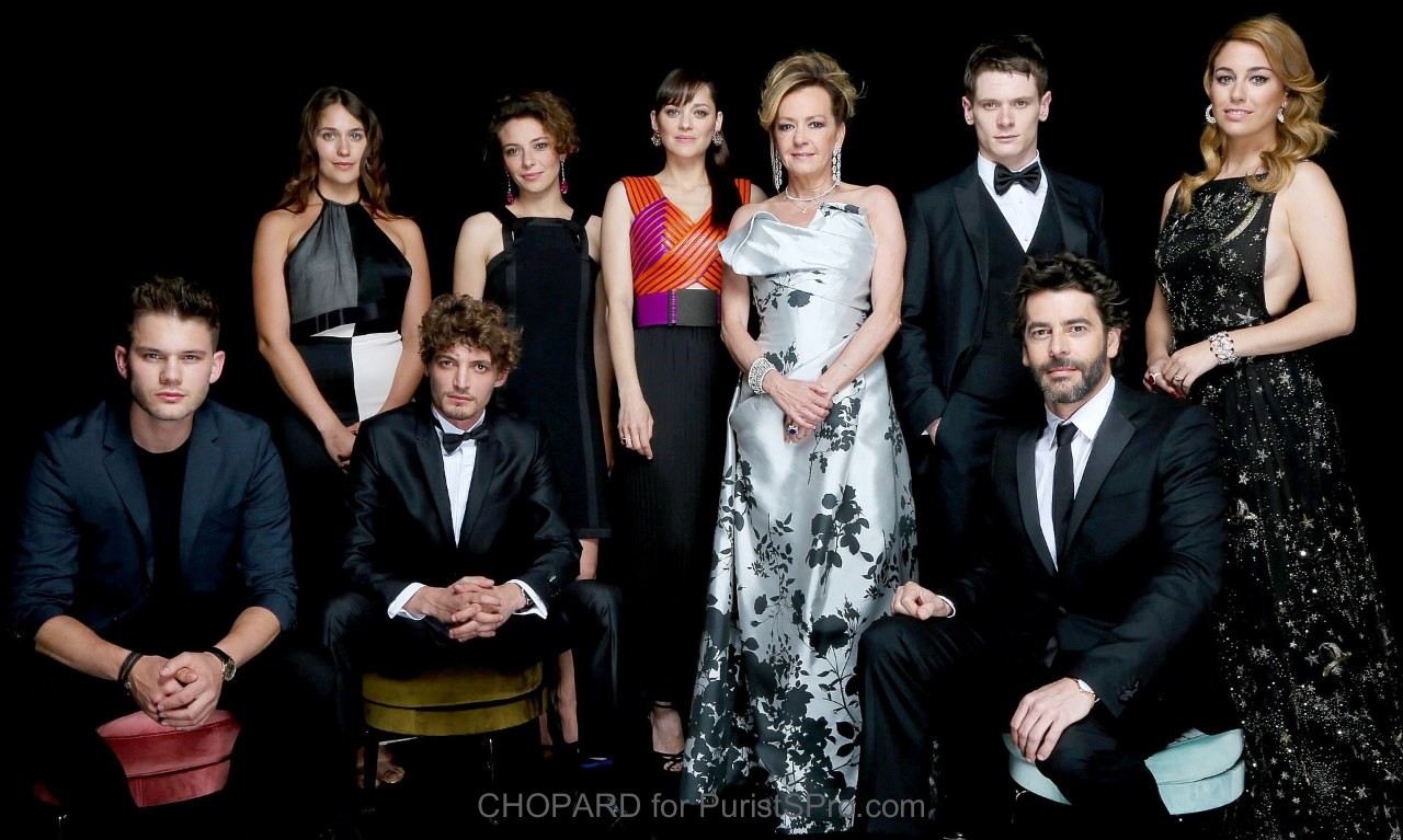 Caroline Scheufele of CHOPARD with Chopard Trophy Laureates