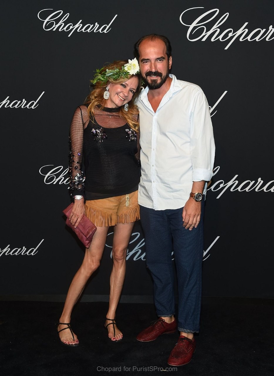 Caroline Scheufele and the ever present Alexis Veller