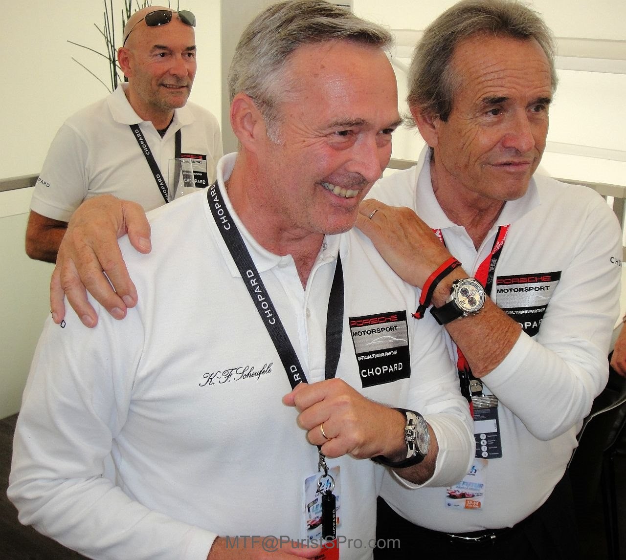 Karl-riedrich Scheufele and Jacky Ickx