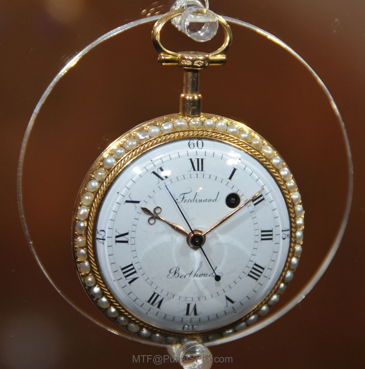 Enamelled Golden Pocket-Watch by F. Berthoud