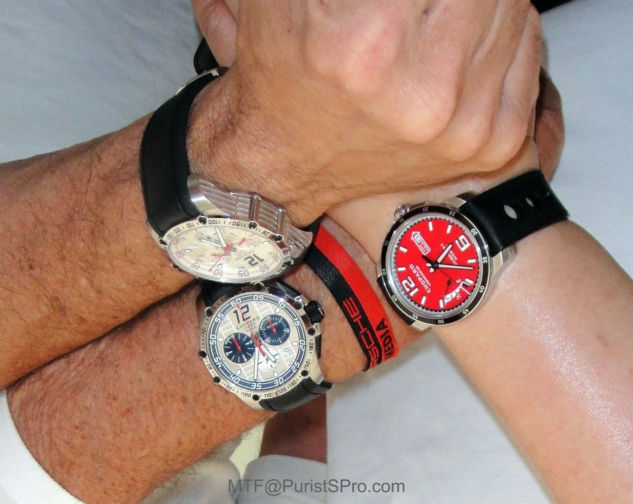 Chopard Superfast Chrono Porsche 919 and Porsche 919 Jacky Ickx Editions with Chopard Mille Miglia 2015 race Edition