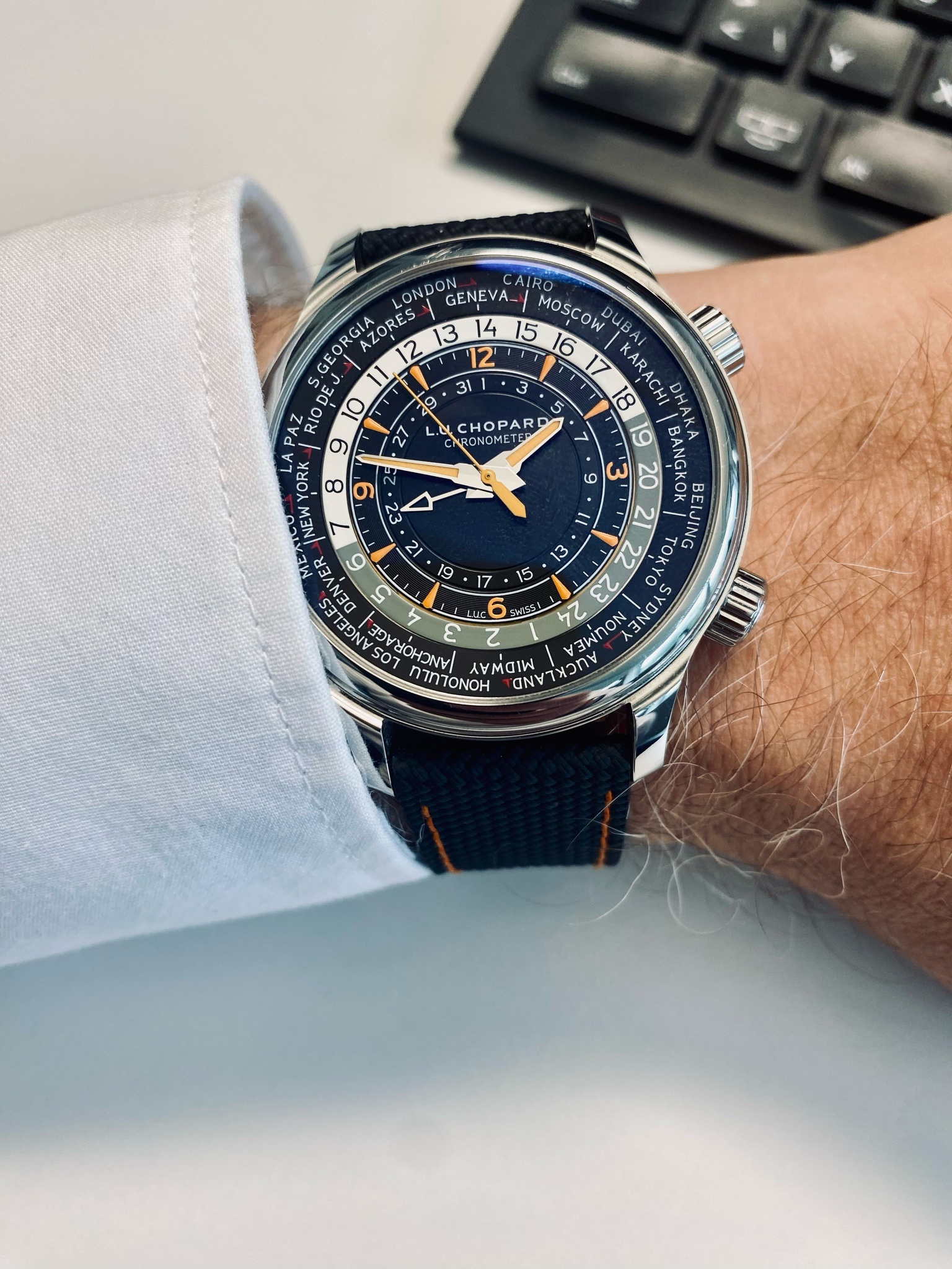 Watch by Chopard, Time Traveler One, L.U.C