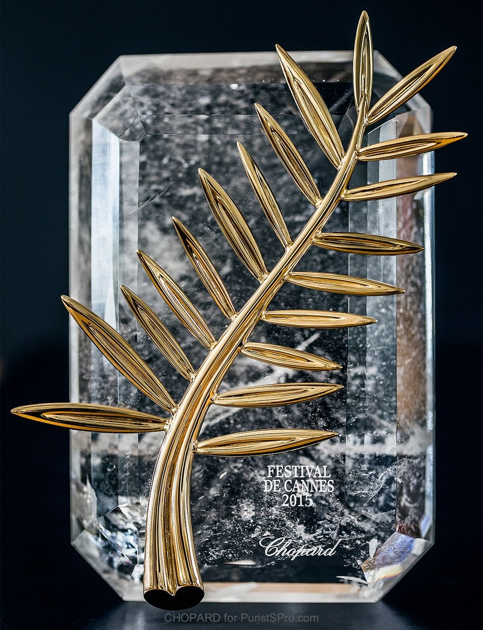 Palme d'Or 2015 Trophy in FAIRMINED gold