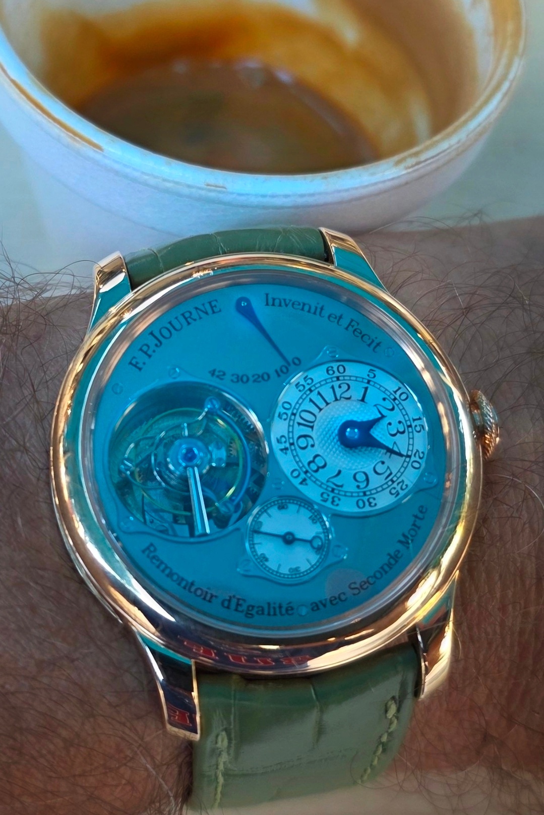 Watch by F.P. Journe, Patrimoine, Chronomètre Souverain, Tourbillon, Souvrain, TN
